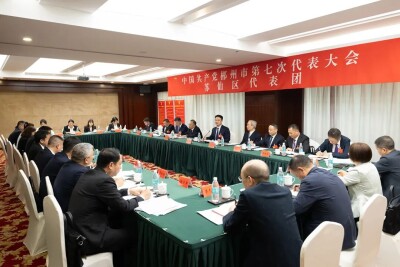 白云峰参加苏仙区代表团讨论 扛起主城担当  勇当发展先锋