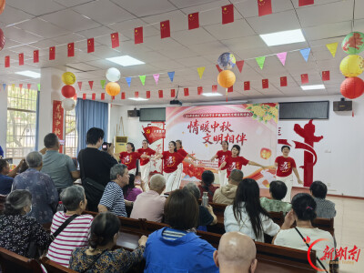 蒸湘区：情暖中秋 文明相伴、“我们的节日·中秋”文明实践活动走进大栗新村社区