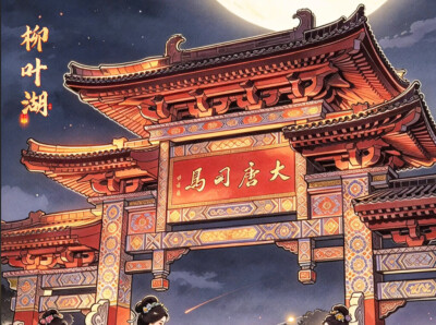隔了千年，我与大唐司马在柳叶湖共赏一轮满月