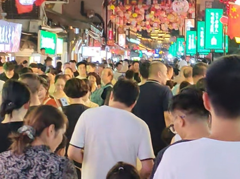 拜月大典、古风巡游！中秋夜的常德河街热闹不停