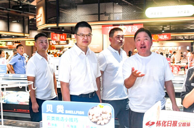 高靖生在鹤城区调研督导节前安全生产和市场保供工作