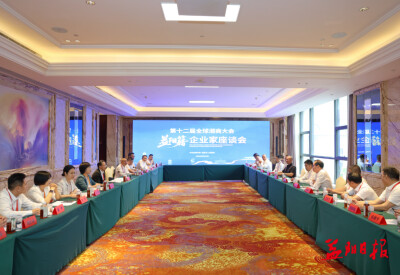 向世聪与益阳籍企业家代表座谈