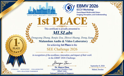 马栏山音视频实验室国际赛事再传捷报，ECCV 2026 EBMV 挑战赛夺冠