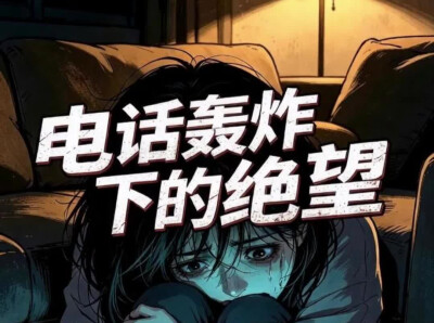 【AI动漫视频】电话轰炸下的绝望