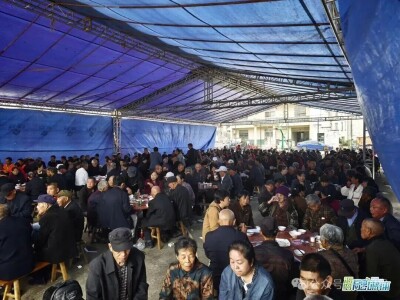连续9年办敬老宴！屈子祠镇双楚村重阳节里喜添“养老新阵地”