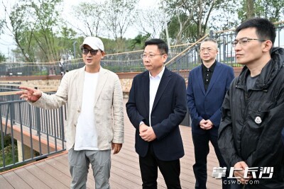 陈博彰调研洲岛保护利用及高质量发展工作