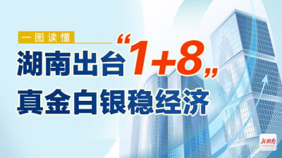 一图读懂 | 湖南出台“1 8”，真金白银稳经济