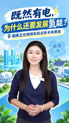 既然有电，为什么还要发展氢能？湖南正在悄悄布局这条未来赛道