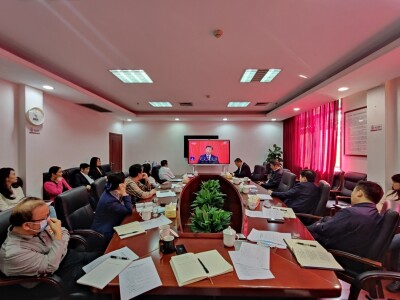 省档案馆组织集中收看中国共产党第二十次全国代表大会开幕会