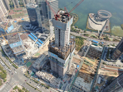崛起省会科技文化新地标 “梅溪湖第一高楼”突破200米