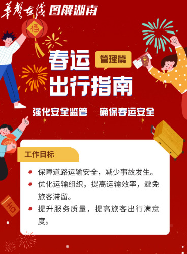 【图解】守护回家路，湖南道路运输春运安全监督管理指南来了