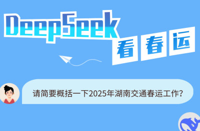 海报 | 这是DeepSeek眼里的湖南春运