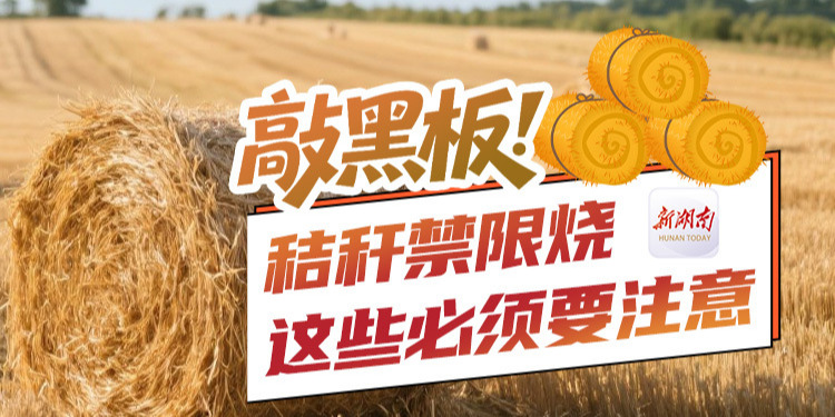 敲黑板！秸秆禁限烧，这些必须要注意
