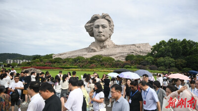 长沙橘子洲旅游人气旺