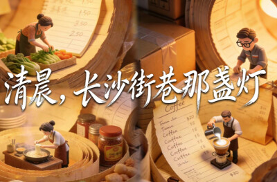 【专题】清晨，长沙街巷那盏灯