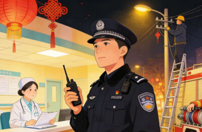 华声漫评：除夕夜坚守，是责任也是荣光