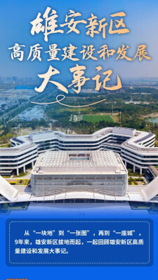 雄安新区高质量建设和发展大事记