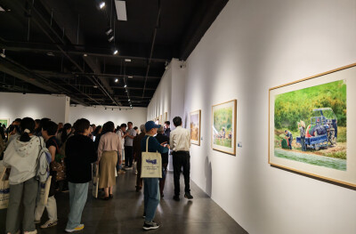 用十六年记录一条河，黄承谦水彩画展亮相长沙