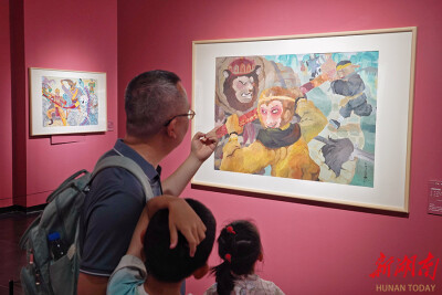 梦绘“西游”全国少儿绘画展在长沙开展