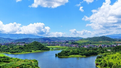 生态水库美如画