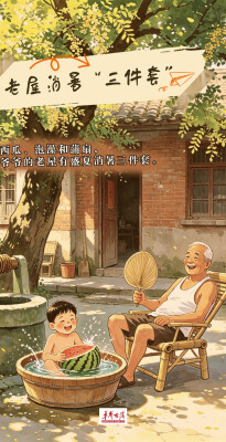 【海报】没有空调，那些年的“老式”暑假你还记得么？