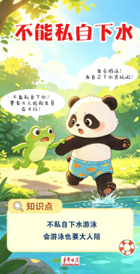 【AI海报】防溺水看过来！暑期亲水，这些事要讲给孩子听