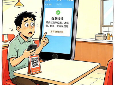 华声漫评：莫让“扫码点餐”沦为“隐私大甩卖”
