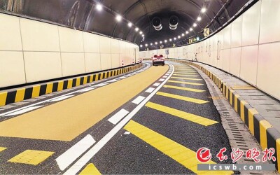 营盘路隧道匝道焕新亮相