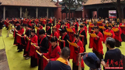 湘潭县职业技术学校学子开展中华传统文化活动