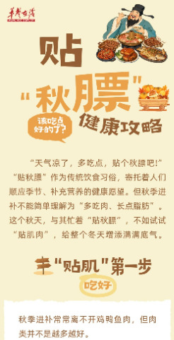 图解|该吃点好的了？“贴秋膘”健康攻略请查收！