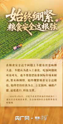 看图学习丨端牢中国饭碗 总书记这样阐释大国“粮”策