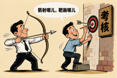 华声漫评：考核岂能“先射箭后画靶”