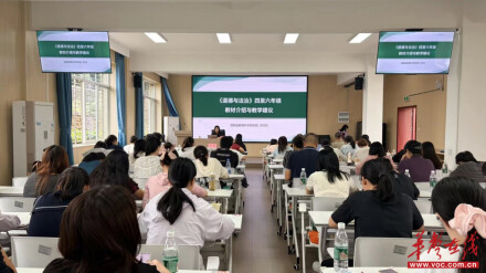 雨湖区开展小学道德与法治学科新教材专项培训暨课题研讨活动
