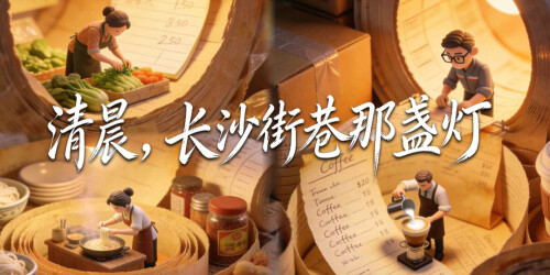 【专题】清晨，长沙街巷那盏灯