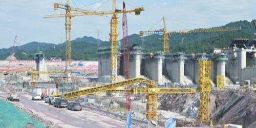金塘冲水库枢纽工程建设提速