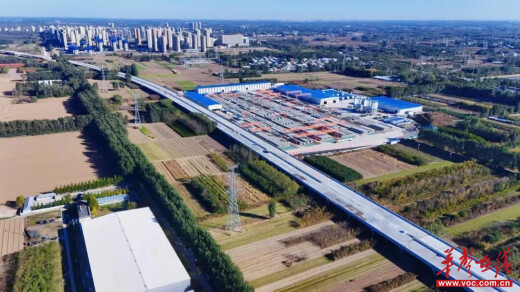 高压线下“穿针引线”，琉璃河畔昼夜闯关——湖南路桥京雄高速SG2标段攻坚记