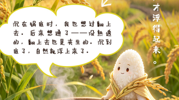 【AI海报】粮食教会我们的事