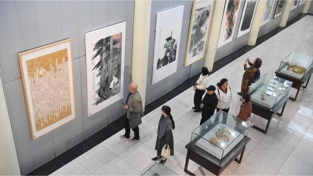 120幅中国画作品展现中部崛起的蓬勃活力