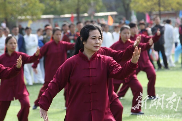 郴州太极拳比武在永兴摆开“擂台”