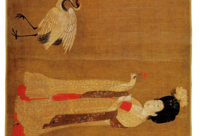 跨越古今,国画《簪花仕女图》画的是什么?