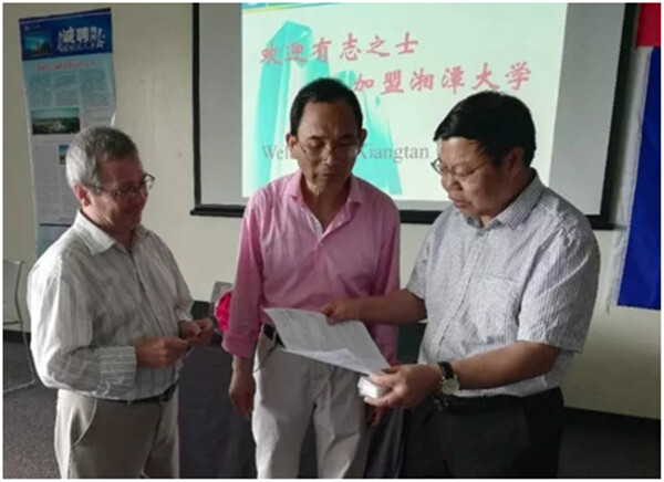 湘潭大学校长周益春率团赴美招聘交流成果显著