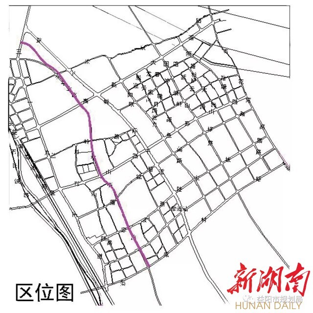 益阳东部新区将新建五条城市通道