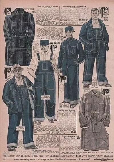 最早的牛仔裤是一种"罩裤"