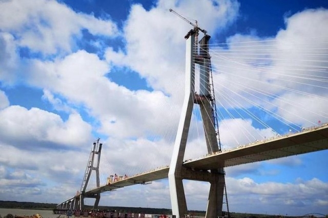 湖湘寻桥记益阳南洞庭大桥三湘第一跨跃过澧水