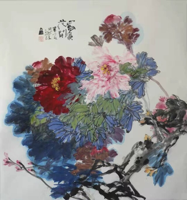 女画家洪霞的花鸟写意世界