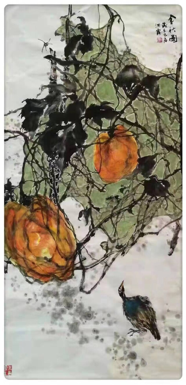 女画家洪霞的花鸟写意世界