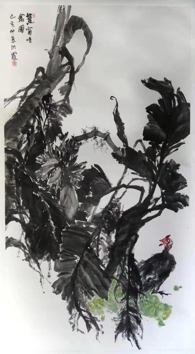 女画家洪霞的花鸟写意世界