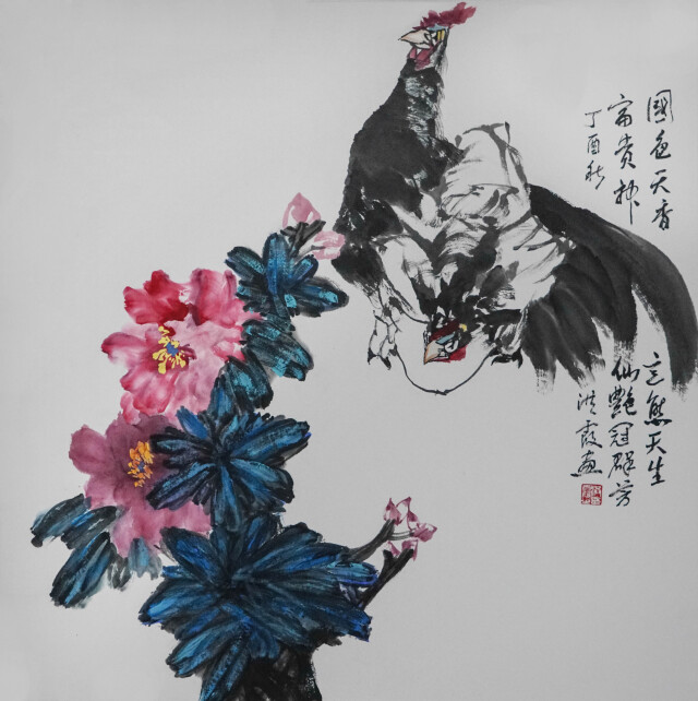 女画家洪霞的花鸟写意世界
