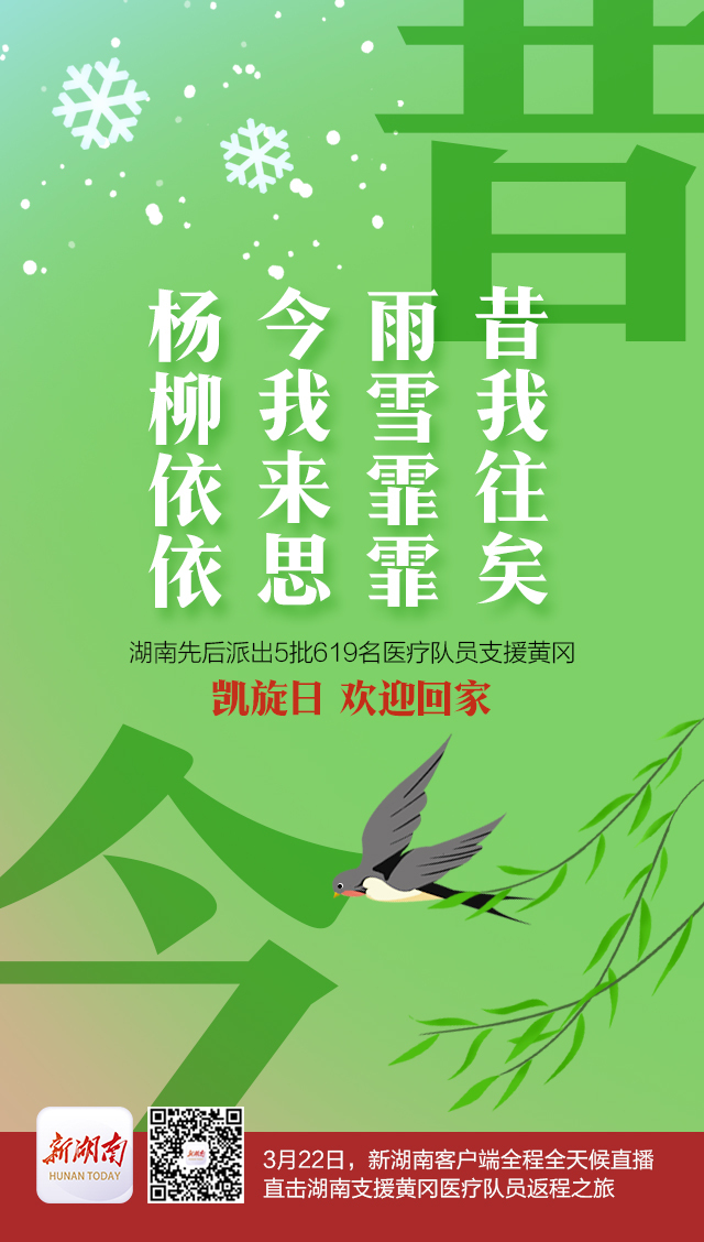 创意海报丨去时冬未尽，归来春芳菲，凯旋日，欢迎回家