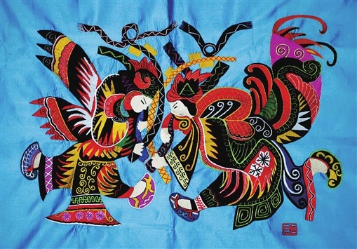 (伍前金作品《人面蝴蝶.